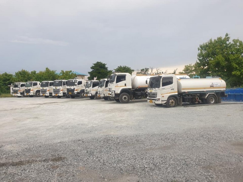 รถส่งน้ำจืด รถส่งน้ำเค็ม 